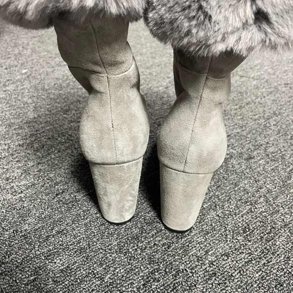 Nine west chrissa ankle boot size 7 light gray - Picture 8 of 9
